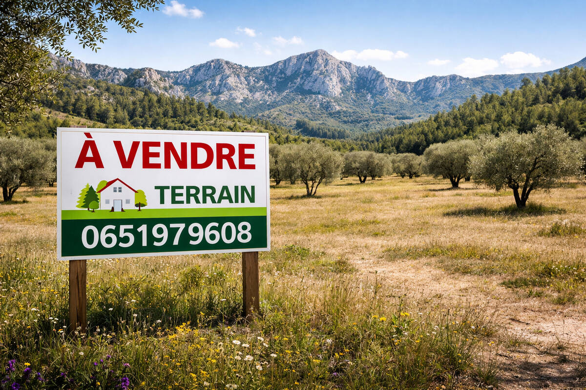 Terrain à MOURIES