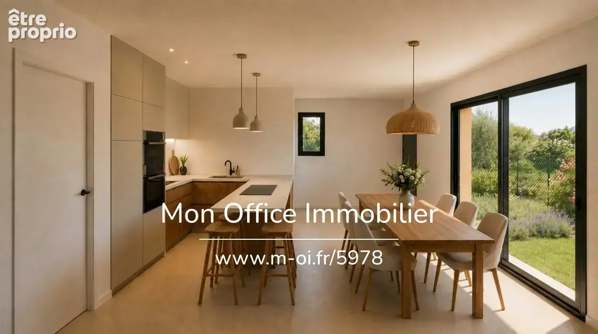 Référence : 5978-CDI - Maison neuve de plain-pied avec jardin au pied du village de Cabriès - photo 3