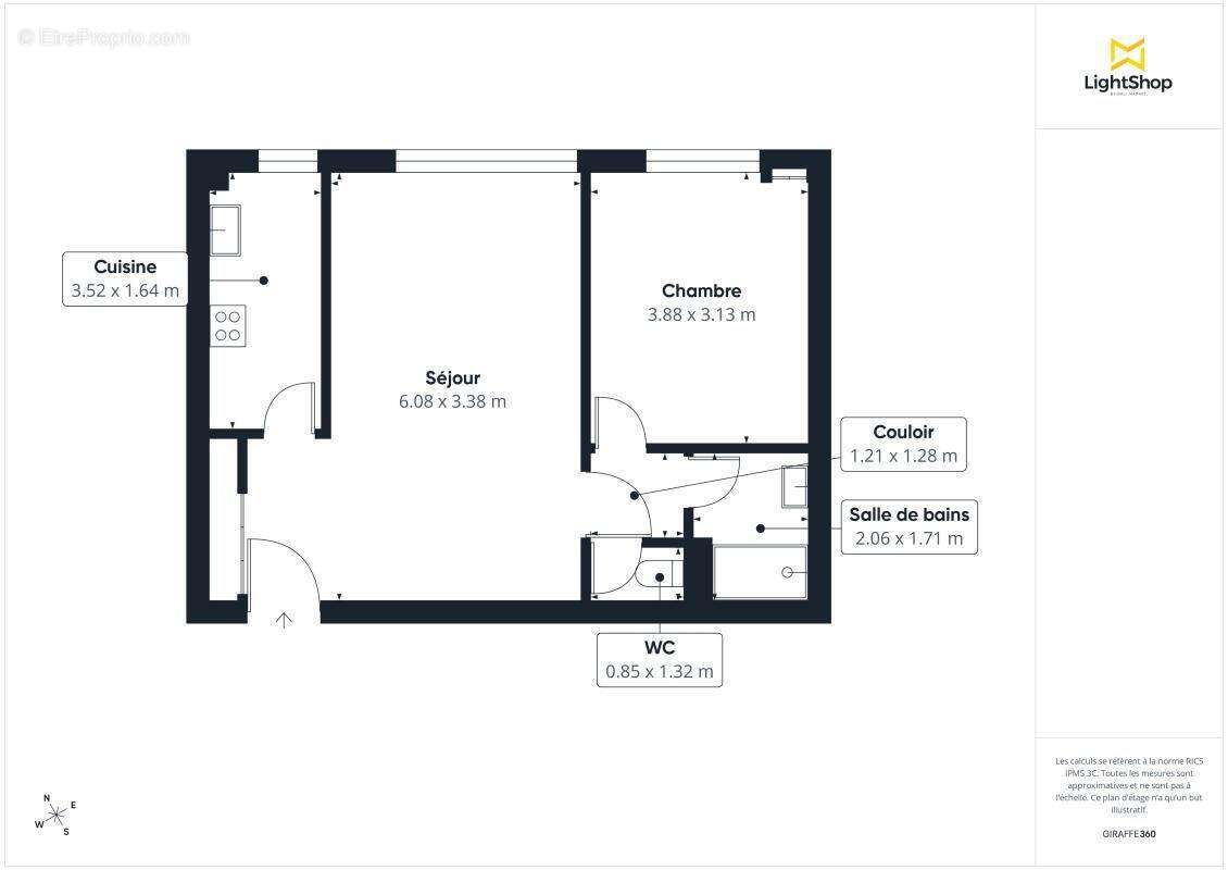 Appartement 2 pièces de 50 m² - Ascenseur et cave - Rue Ordener, Paris - photo 17