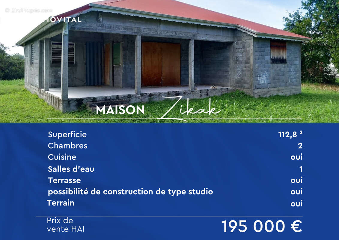 Maison à LE MOULE