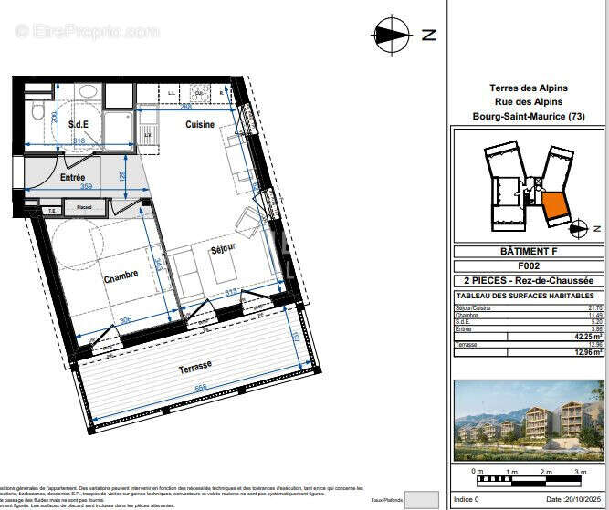 Appartement à BOURG-SAINT-MAURICE