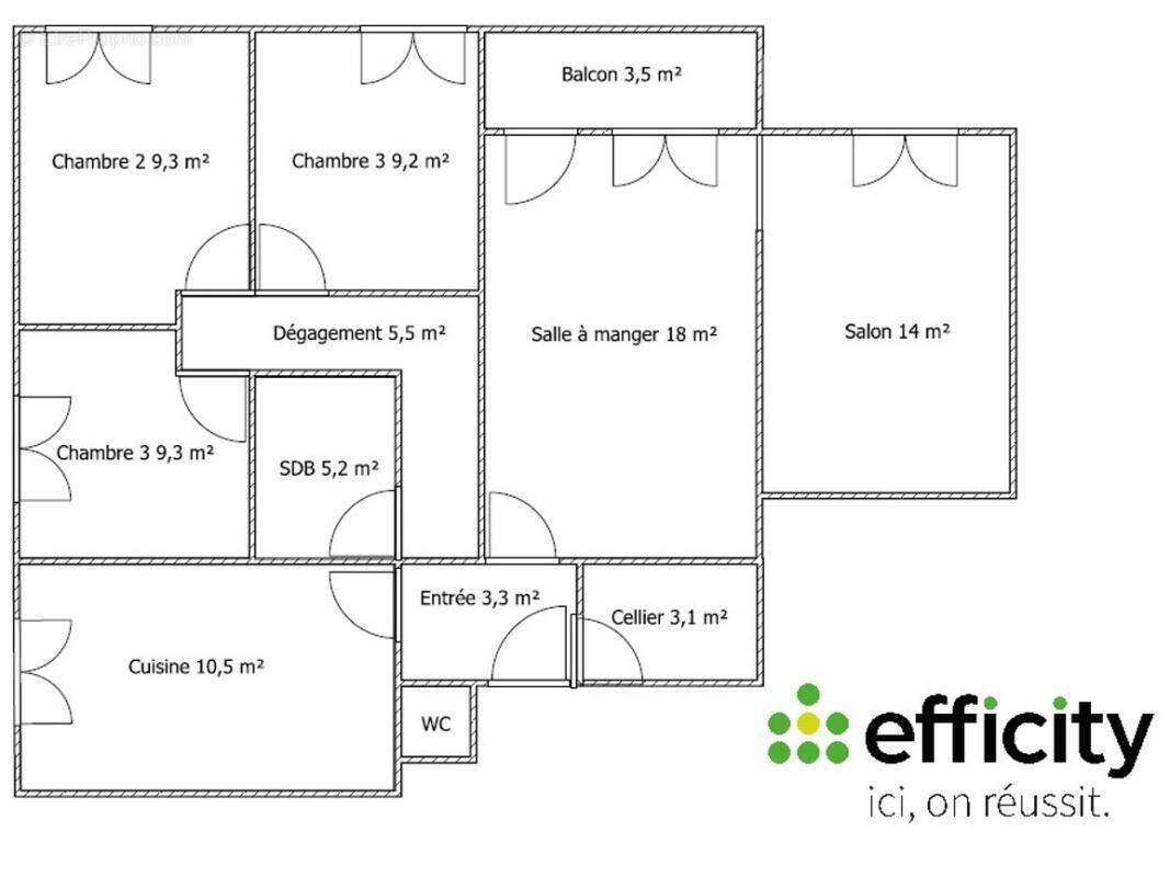 Appartement à BIHOREL