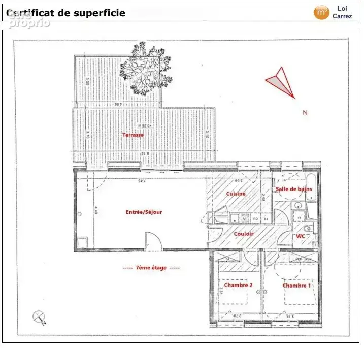 Castelanau-le-Lez / Montpellier. T3 d'exception de 80m² en étage élevé avec terrasse de 40m² et vue sur parc. - photo 16