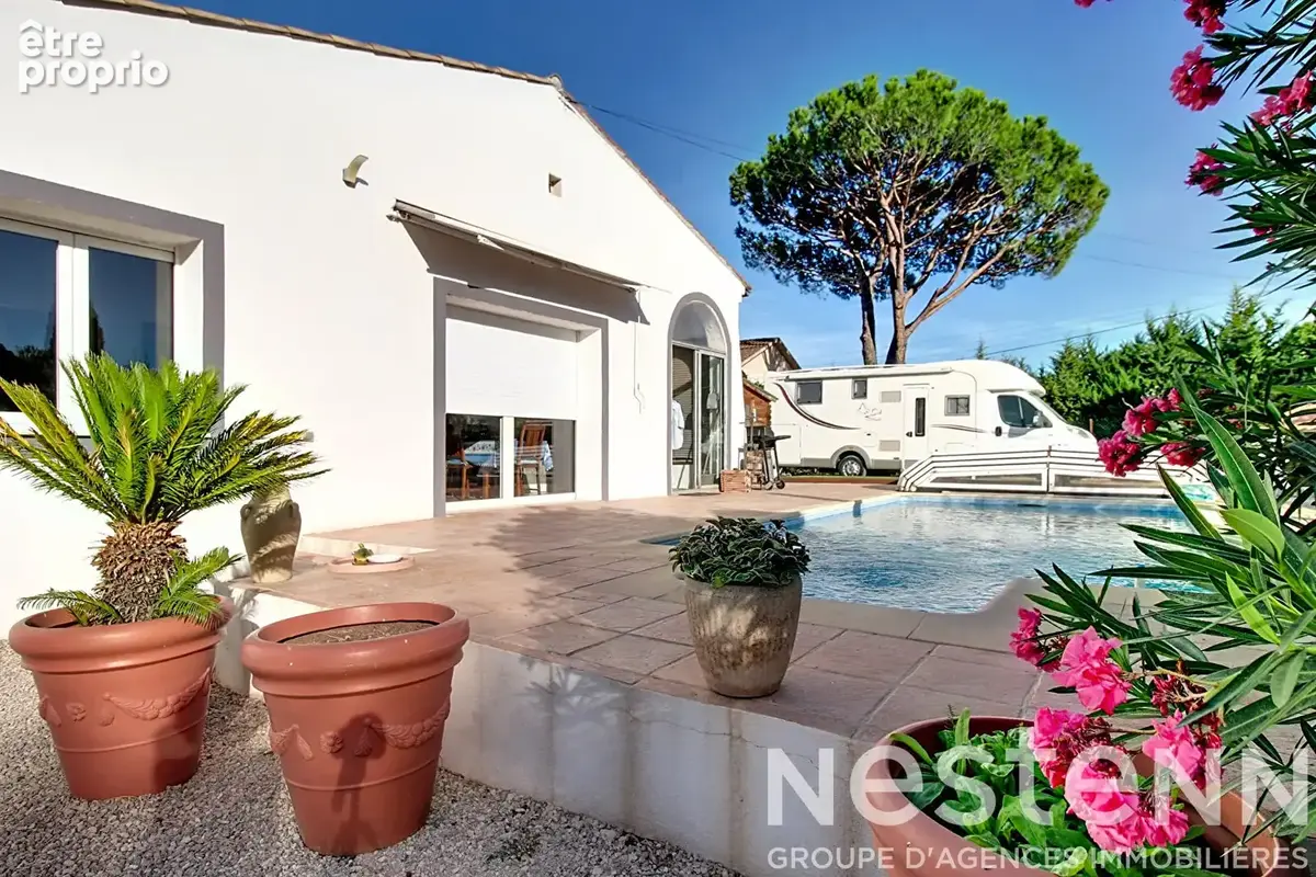 A VENDRE - Maison 70 m² , 2 chambres, piscine , garage , grand terrain idéal camping  car . - photo 12