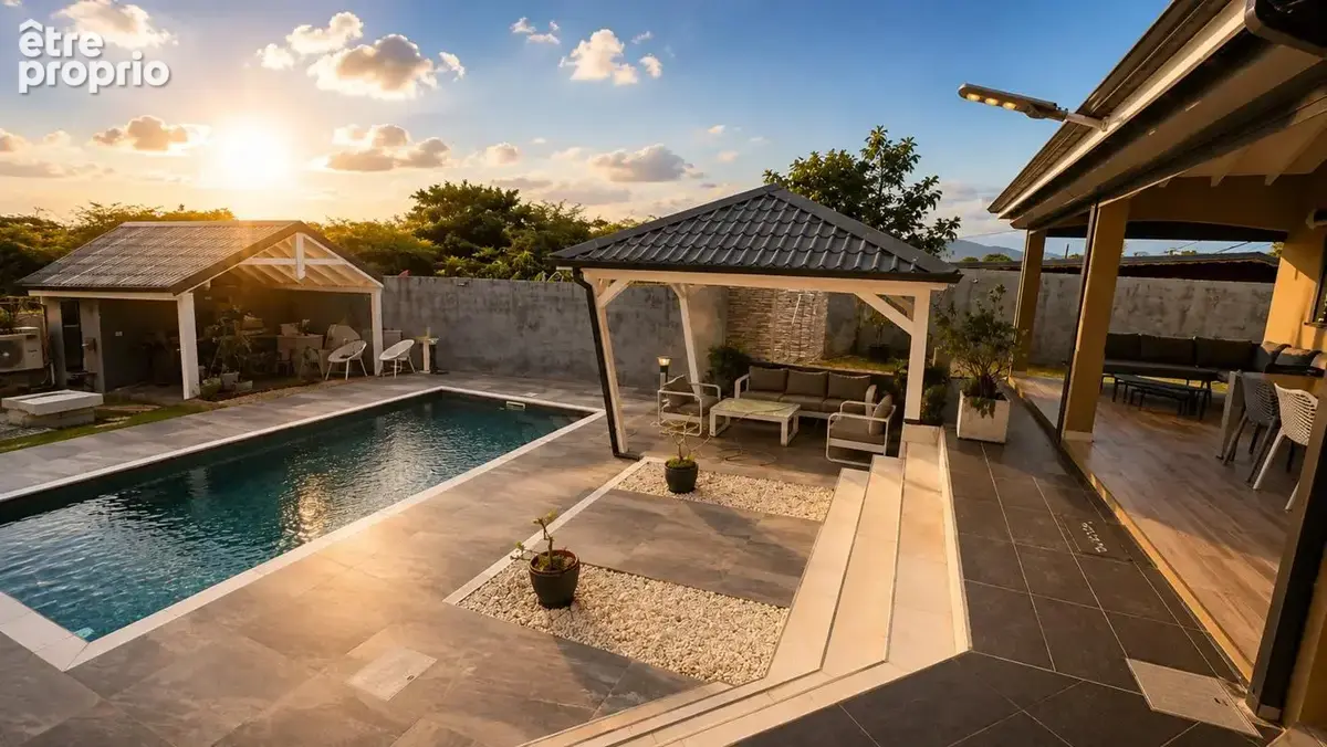 A vendre villa t4 avec piscine 112 m²- baie mahault 97122 - photo 8