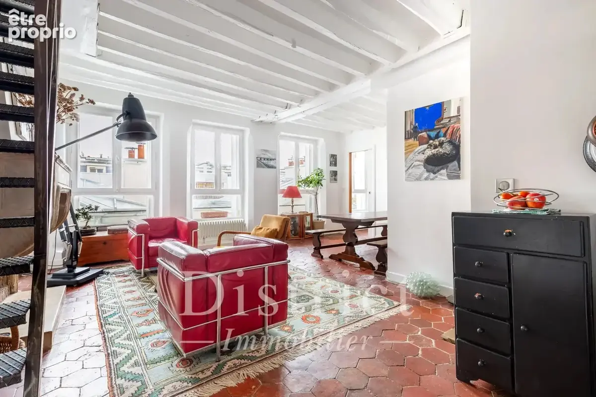 Ile St Louis - Triplex de 90m²  "Comme une maison". 3 chambres - photo 3