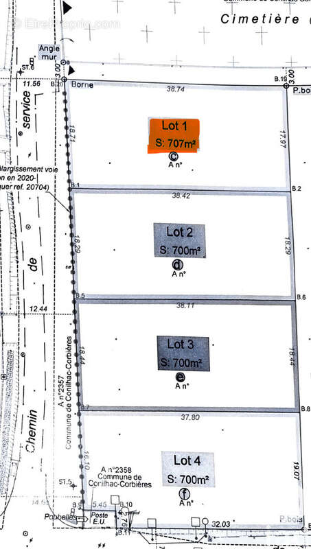 Photo 2 - Terrain à CONILHAC-CORBIERES