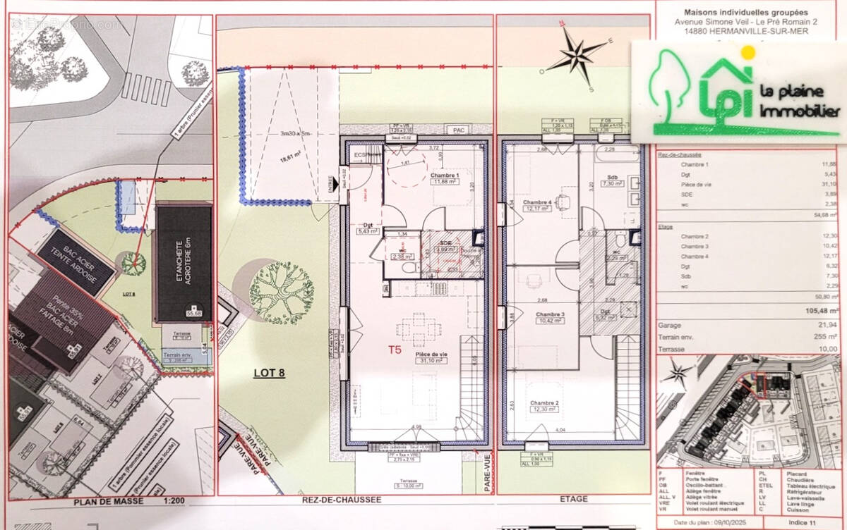 Maison à HERMANVILLE-SUR-MER