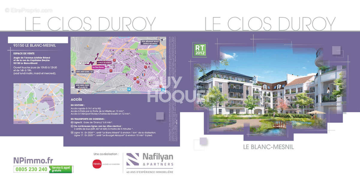 Appartement à LE BLANC-MESNIL