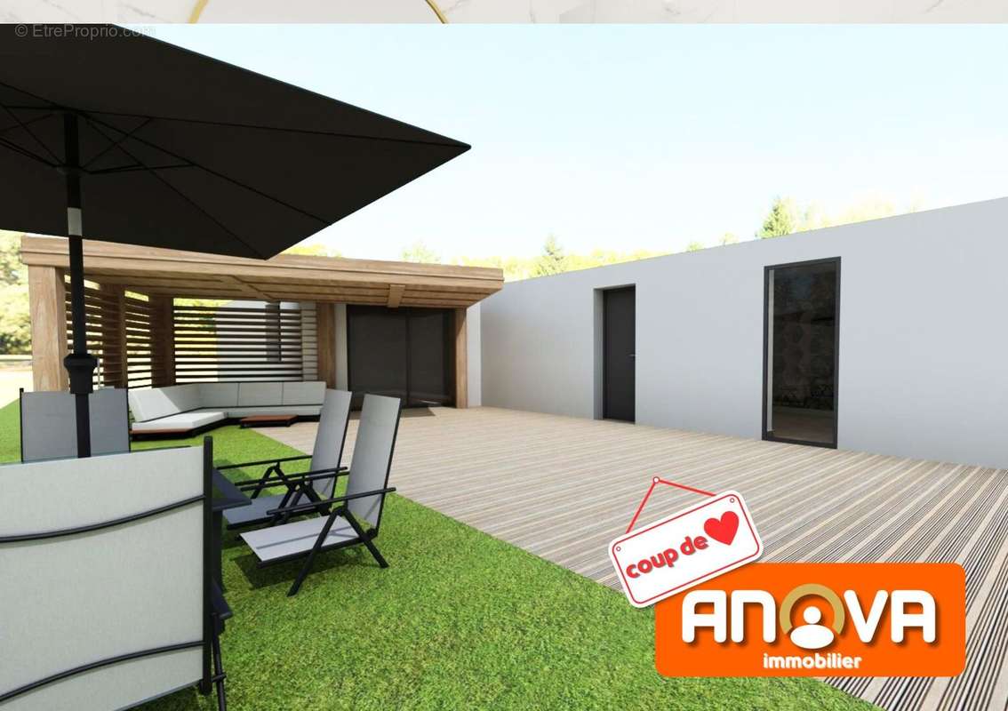 5 pièces Saverne vue homestaging terrasse - Appartement à SAVERNE