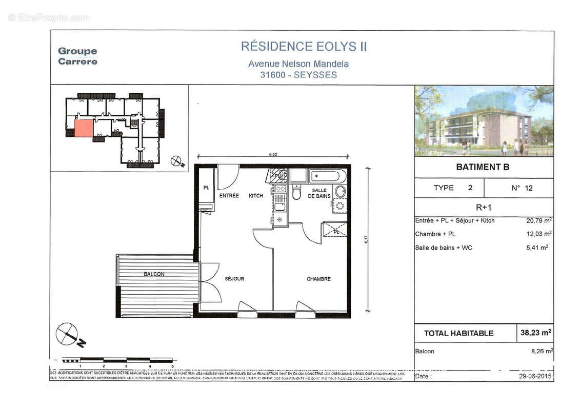 Appartement deux pièces 38.23 m2 - SEYSSES - photo 11