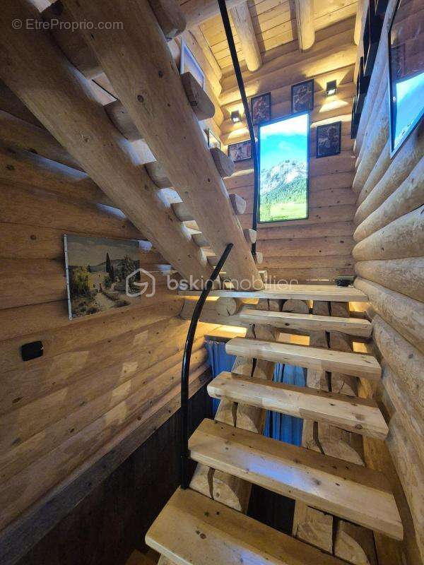  chalet d'exception en rondins – all0s – prestations haut de gamme – vue panoramique  - photo 14