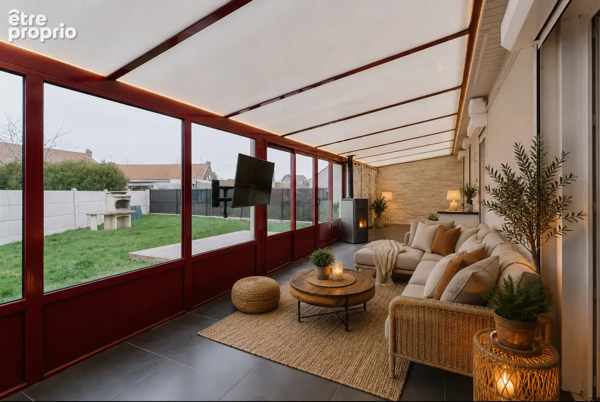 Plain pied - 2 chambres - bureau - jardin - photo 2