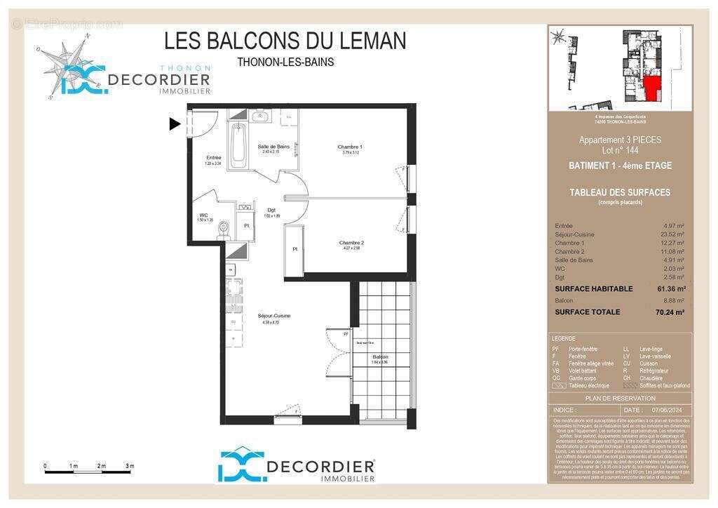 Appartement à THONON-LES-BAINS