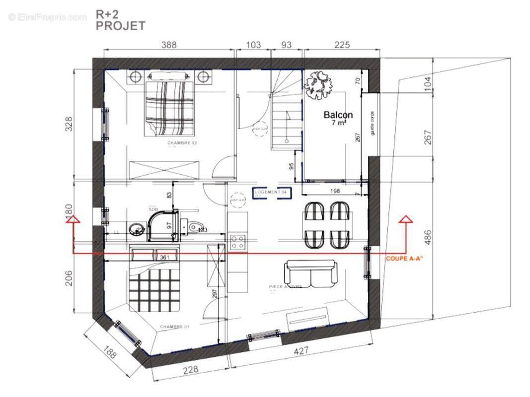 Appartement à MARQUETTE-LEZ-LILLE
