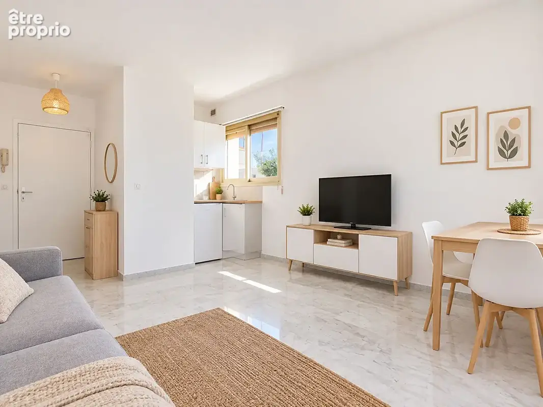 Golfe juan - studio 24 m2-  mer 3 min - veranda 8m2- jardin 10m2 - photo 5