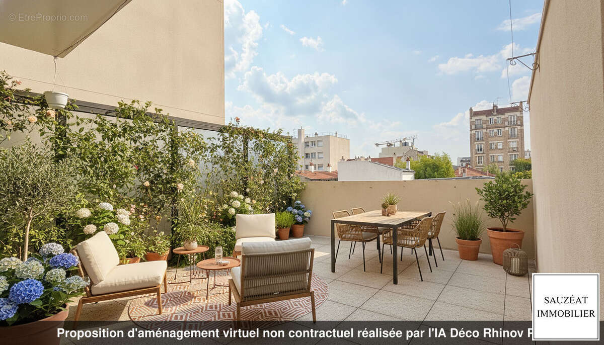 Montrouge - Studio avec terrasse de 18m² - photo 2