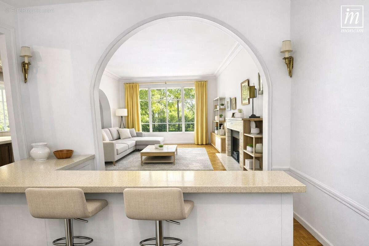PHOTO GENEREE PAR AI - Appartement à NEUILLY-SUR-SEINE