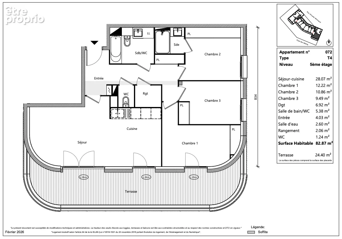 Appartement T4 - 83m2 - Toulouse - photo 2