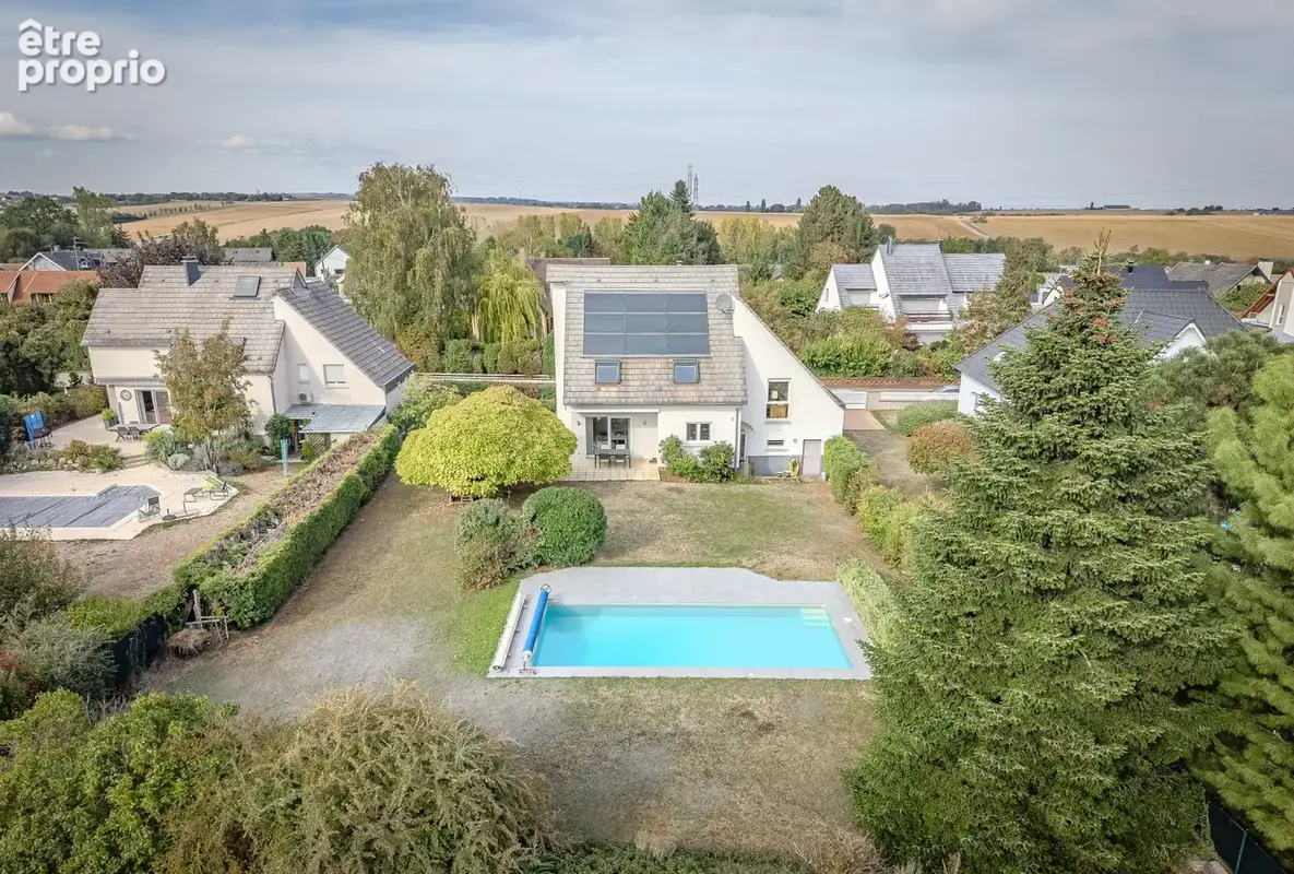 TRUCHTERSHEIM - véritable maison d'architecte sur 12,47 ares sans vis-à-vis et plein champs - photo 5