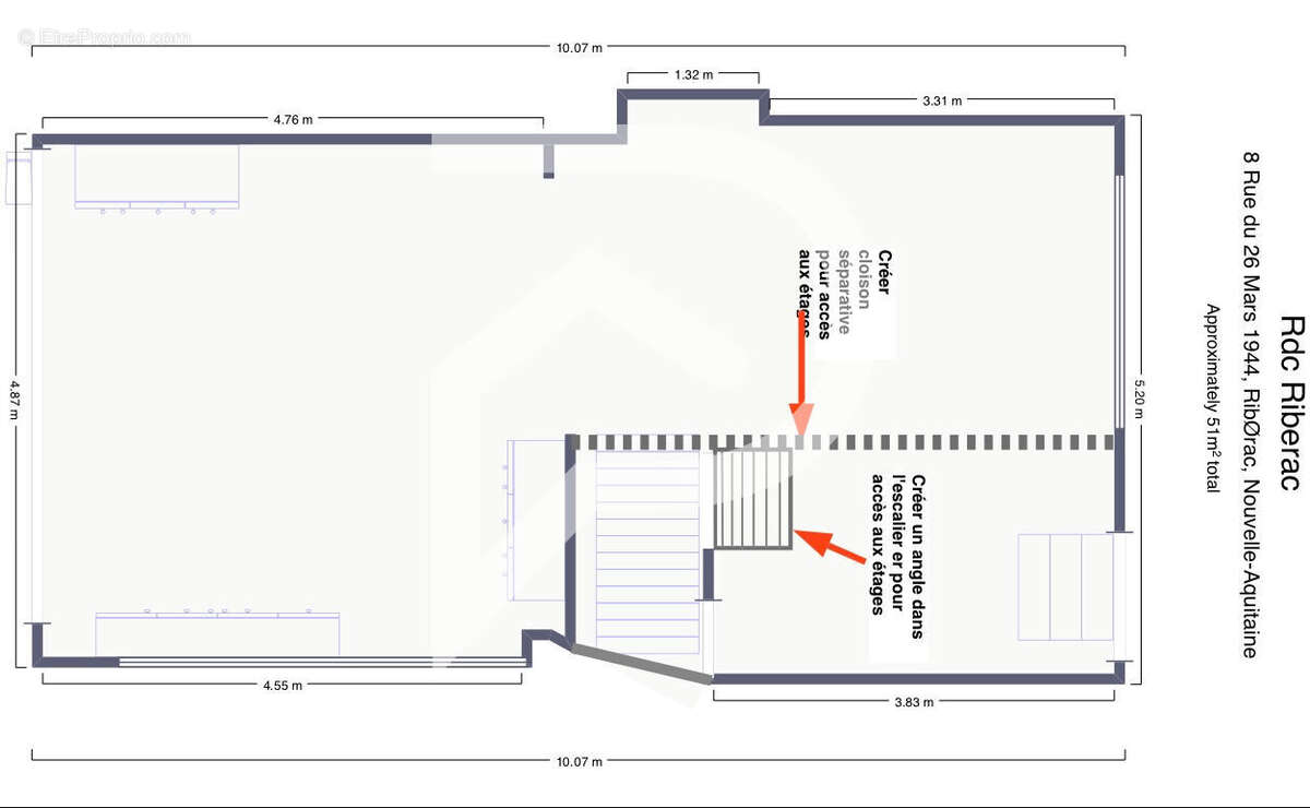 Appartement à RIBERAC