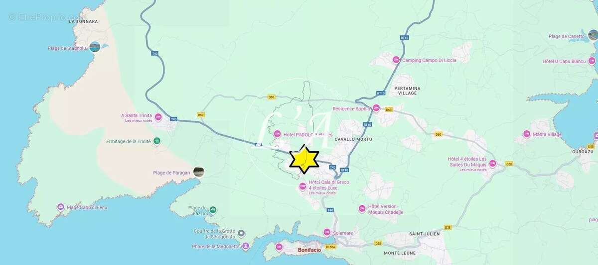 Terrain à BONIFACIO