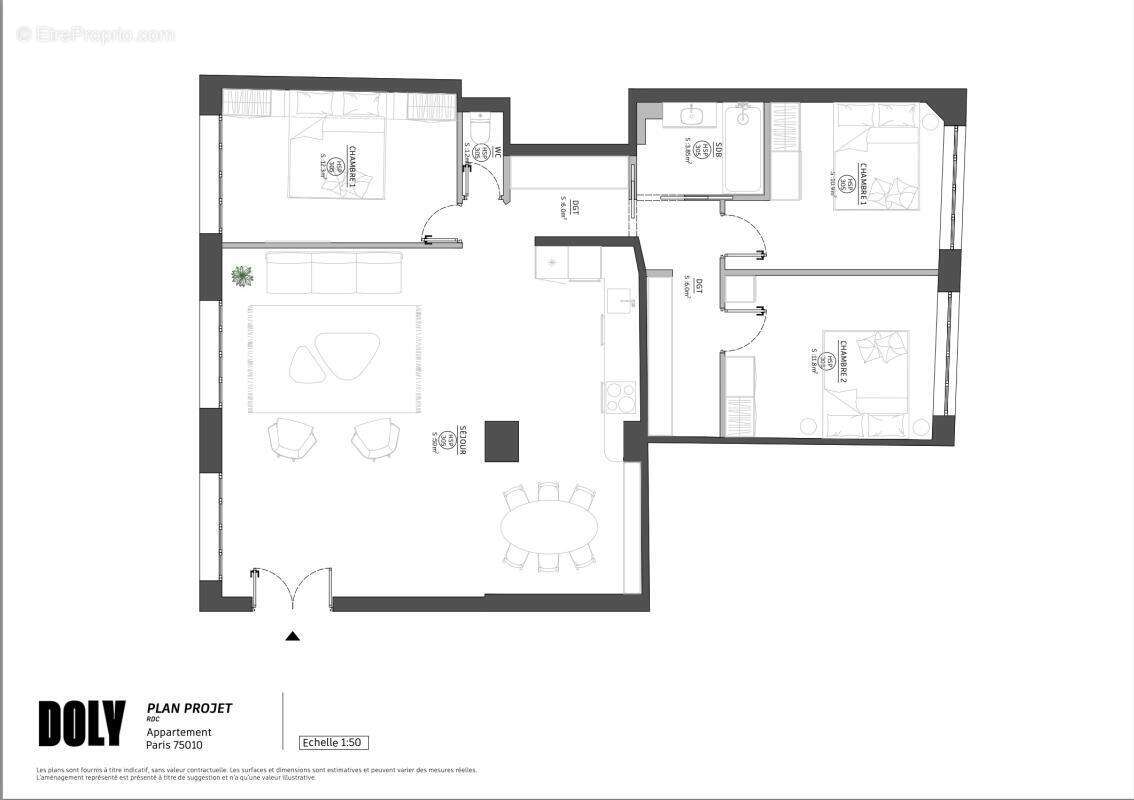 Appartement à PARIS-10E