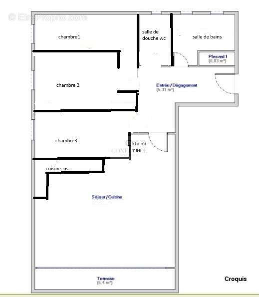 Appartement à SAINT-ETIENNE-DE-TINEE