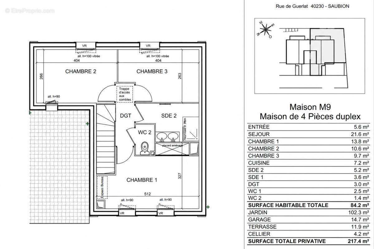 Maison à SAUBION
