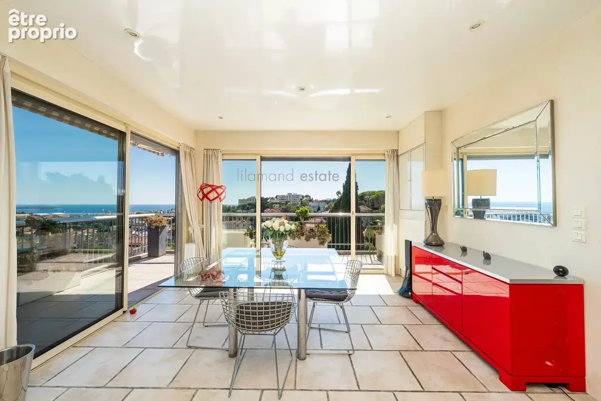 Le cannet - dernier etage - vue mer - 4 pièces 162 m2 - - photo 4