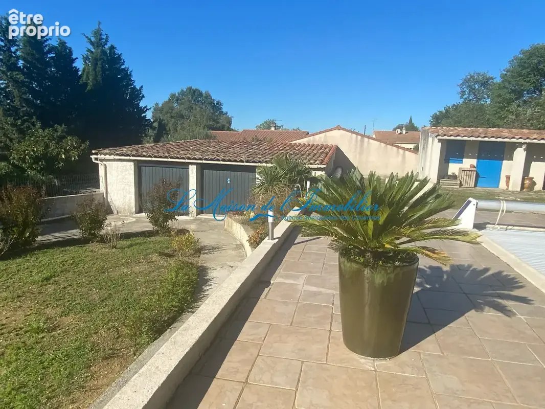 Sud d'Anduze, maison F7 avec double garage, piscine sur 2411 m2 de terrain clos et arboré - photo 2