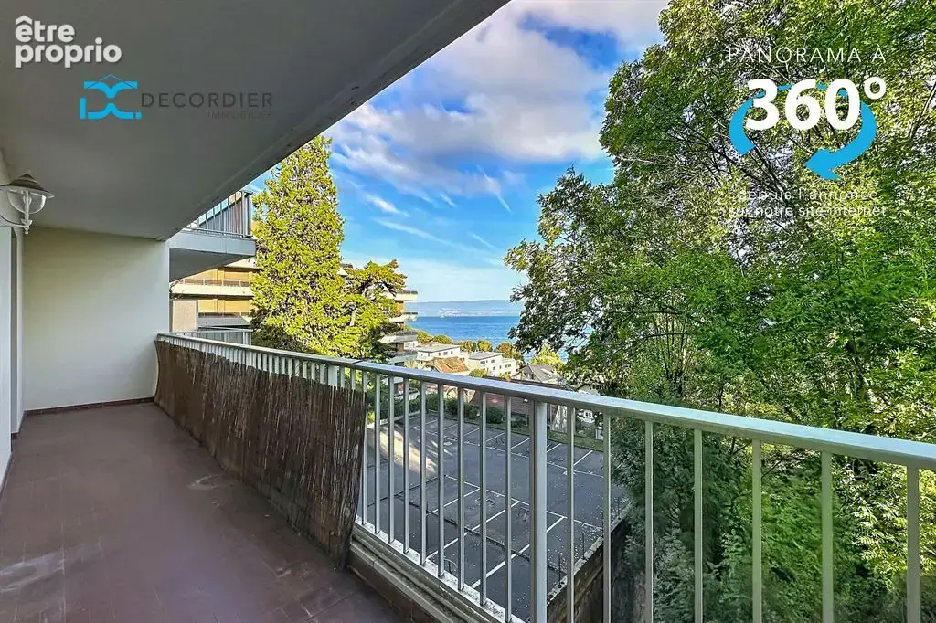 Evian grand t2 vue lac parking - photo 3