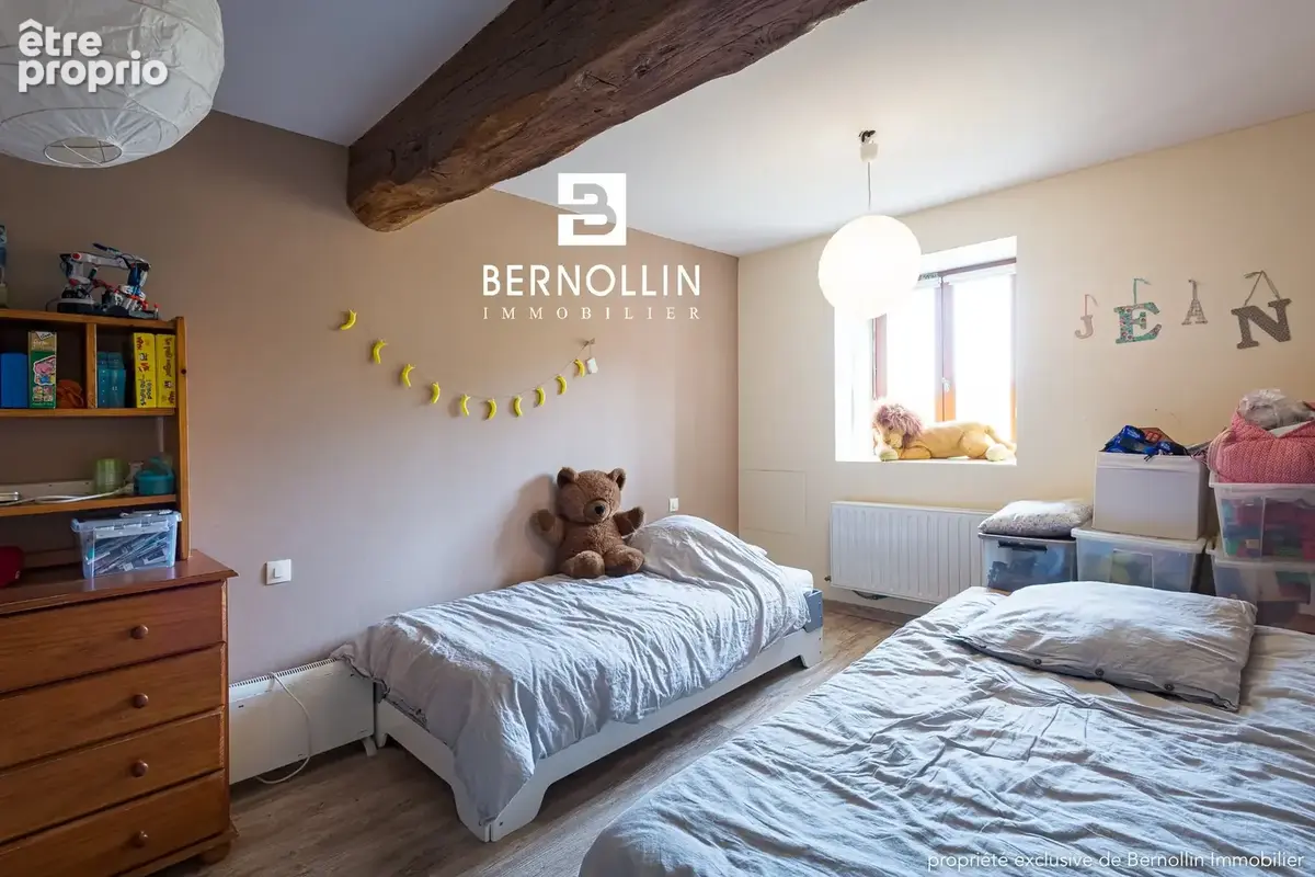 Authentique maison en pierre entièrement rénovée, 244 m2, 6 chambres, avec garage et terrain clos à Cuisiat - photo 14