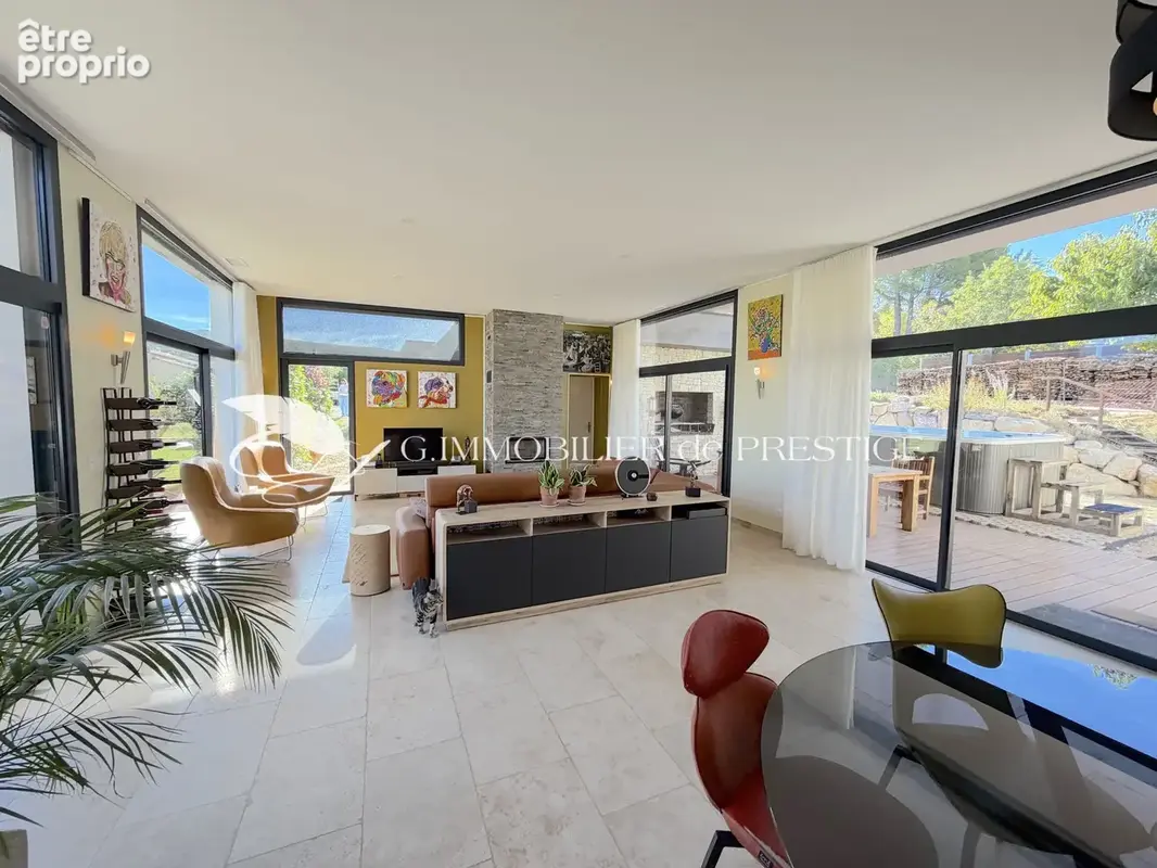 Une villa contemporaine en village avec vue Ventoux et Gorges de la Nesque - photo 6