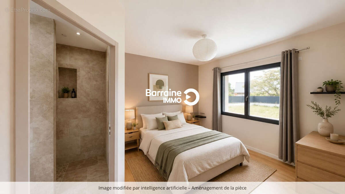 A vendre  crozon  maison  140m²  4 chambres  jardin - photo 6