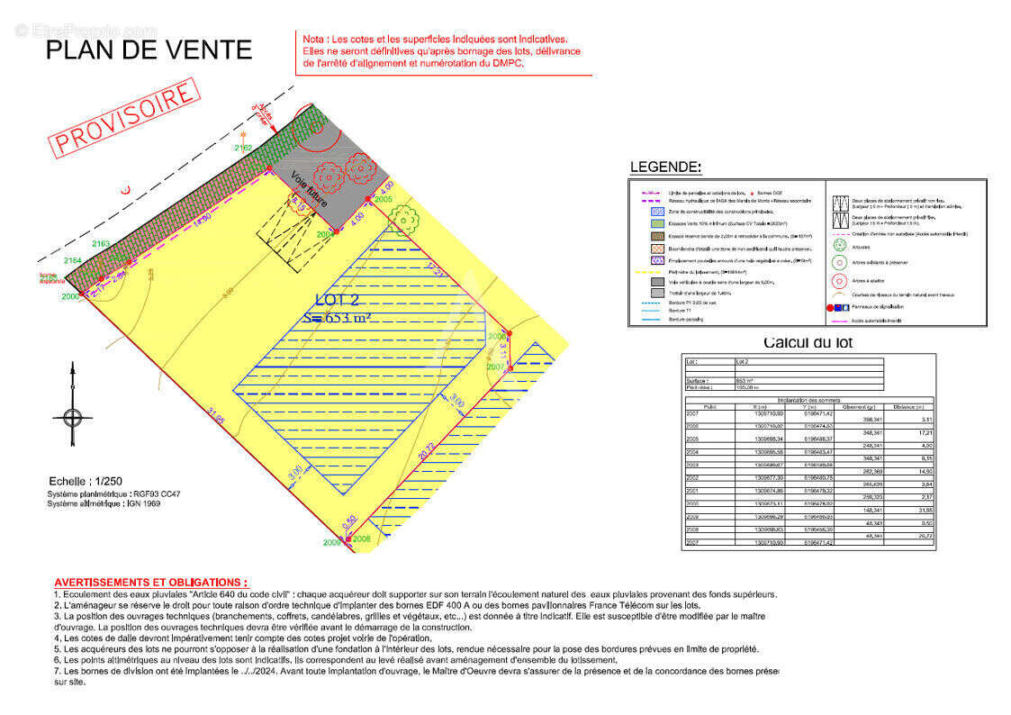 Terrain viabilisé de 653 m² - Notre Dame De Monts - photo 4