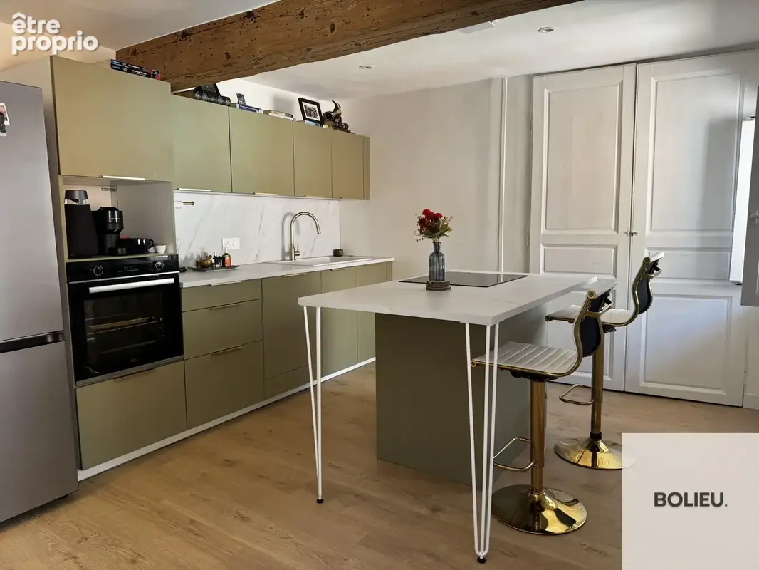 Appartement t3   grenoble saint-laurent   vue bastille - photo 3