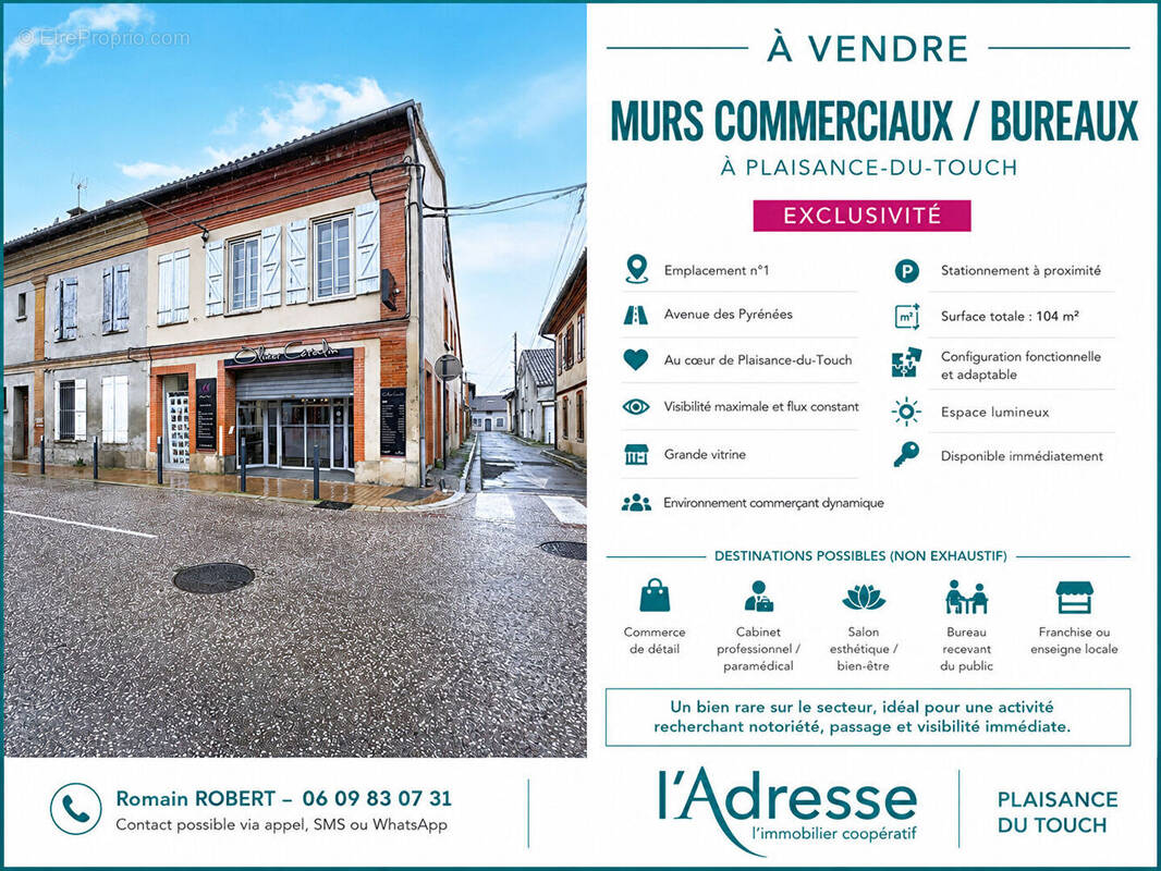 Commerce à PLAISANCE-DU-TOUCH
