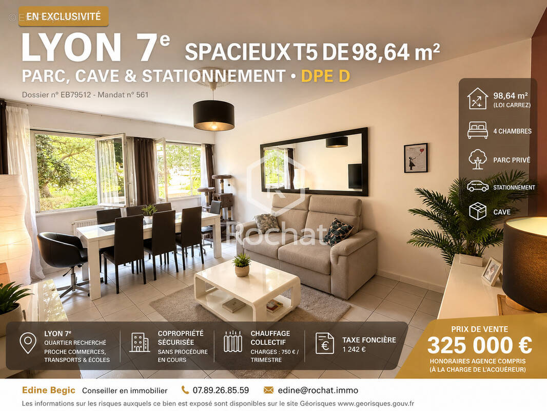 Appartement à LYON-7E