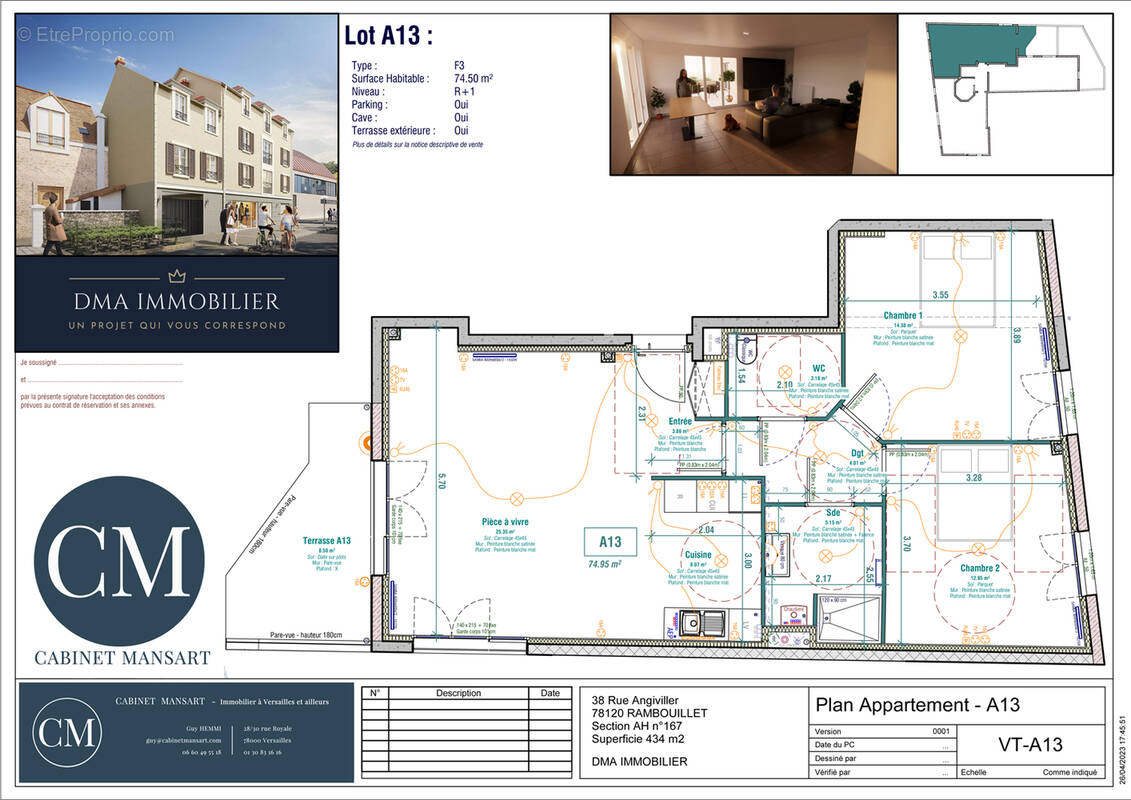 Appartement à RAMBOUILLET
