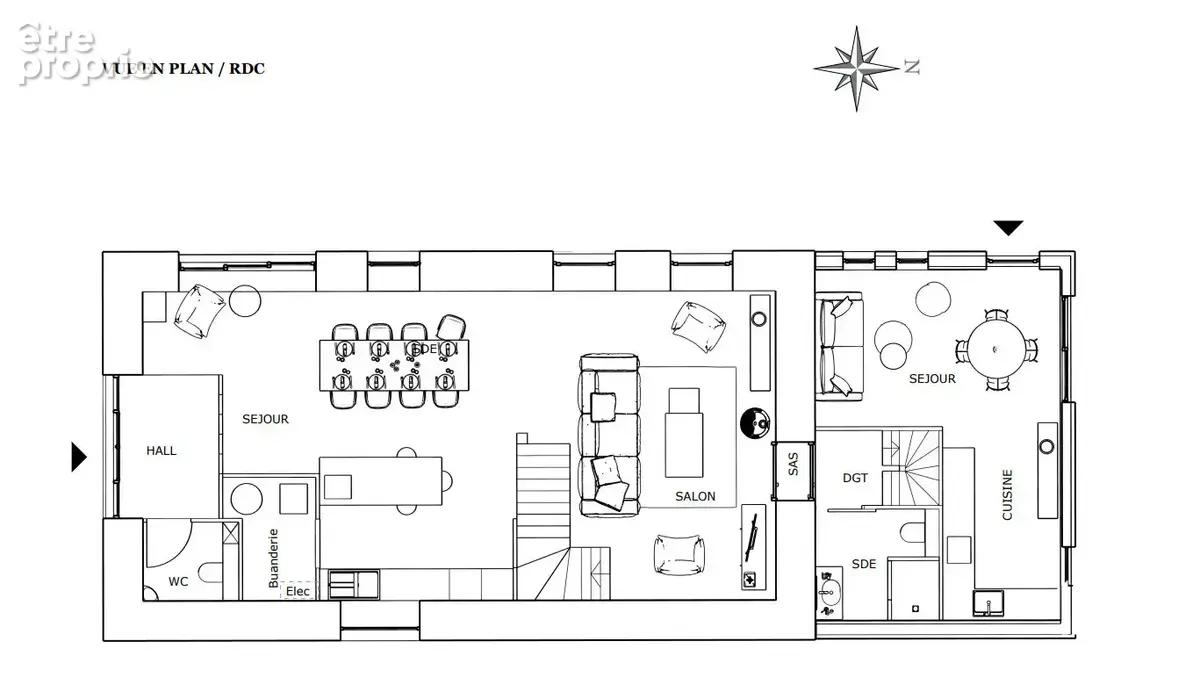 À vendre , Plouër-sur-Rance propriété de 2 charmantes maisons en pierres d'une surface d'environ 184 m² habitable sur un terrain - photo 16