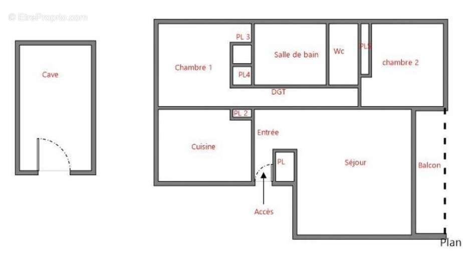 Appartement à FONTAINES-SUR-SAONE
