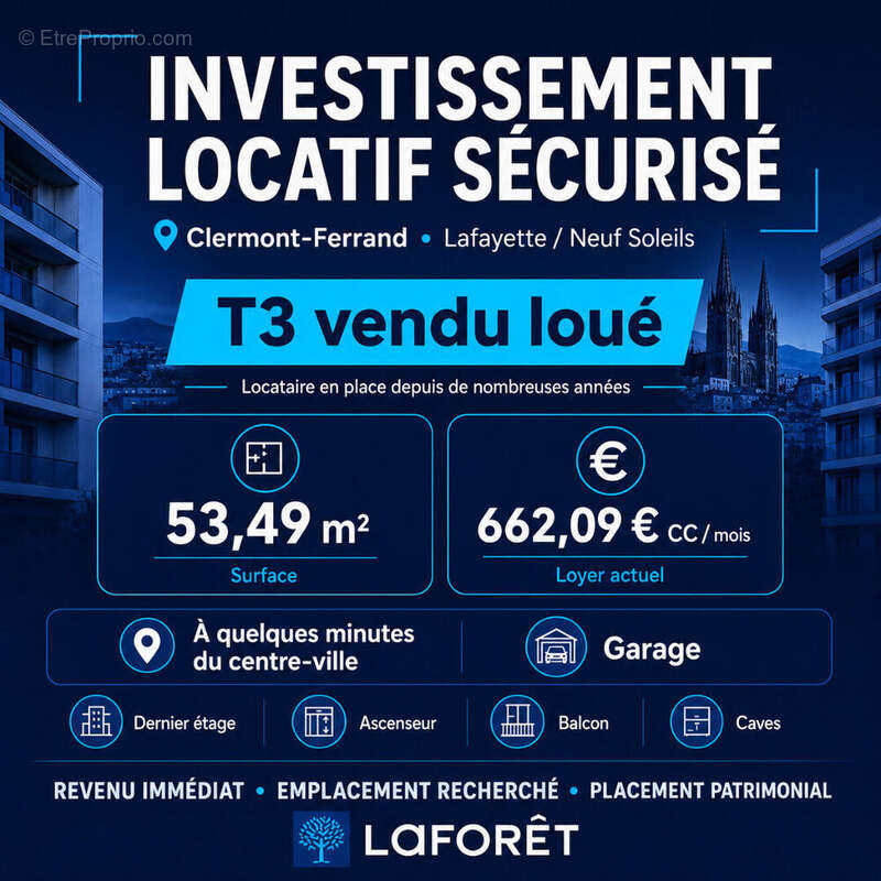 Appartement à CLERMONT-FERRAND