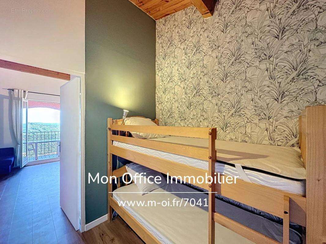 Référence : 7041-les. - studio cabine vue mer residence calme à cavalaire sur mer - photo 7