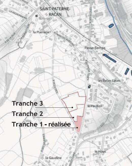 Terrain à SAINT-PATERNE-RACAN