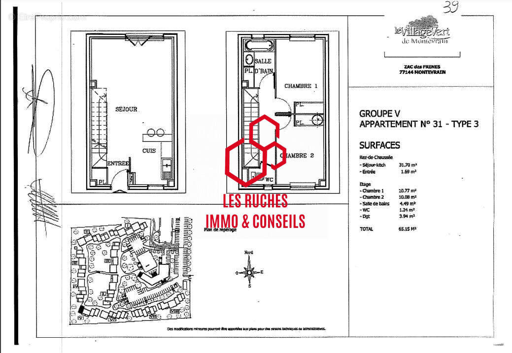 Appartement à MONTEVRAIN