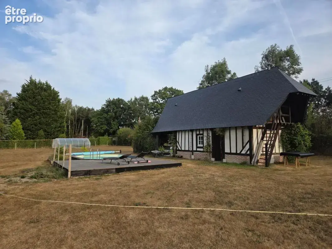 Maison de charme de 100 M2, 5 pièces 3 chambres avec une piscine et annexe sur un terrain de 4700 M2 à BONNEVILLE LA LOUVET (14) - photo 4