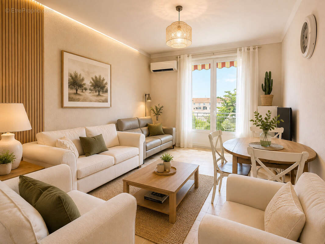 Toulon Ouest, dans résidence sécurisée avec ascenseur, vaste appartement traversant d'environ 80 m2 avec cave - photo 2
