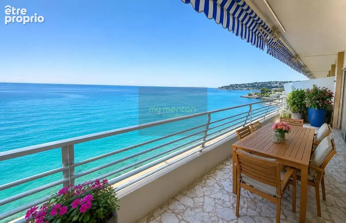 Menton – madone  appartement d’angle face à la mer - photo 2