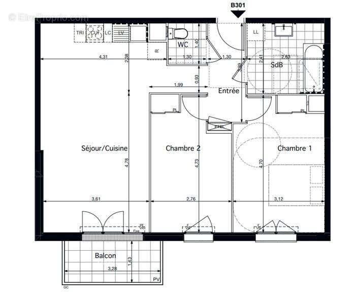 Appartement - photo 2